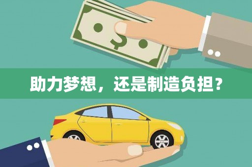 宽甸助力梦想，还是制造负担？