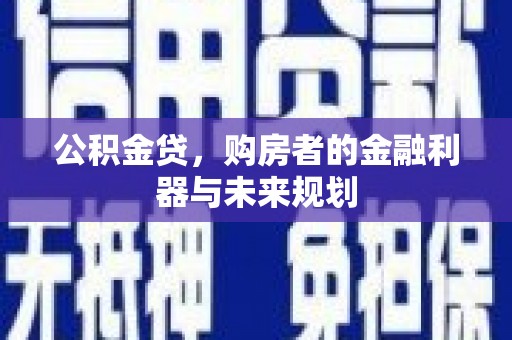 宽甸公积金贷，购房者的金融利器与未来规划