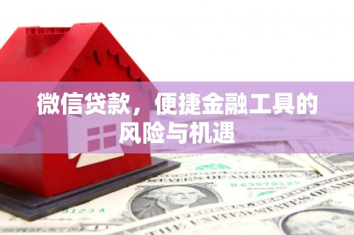 宽甸微信贷款，便捷金融工具的风险与机遇