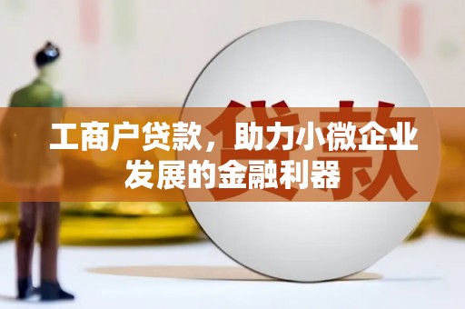 宽甸工商户贷款，助力小微企业发展的金融利器