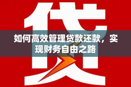 宽甸如何高效管理贷款还款，实现财务自由之路