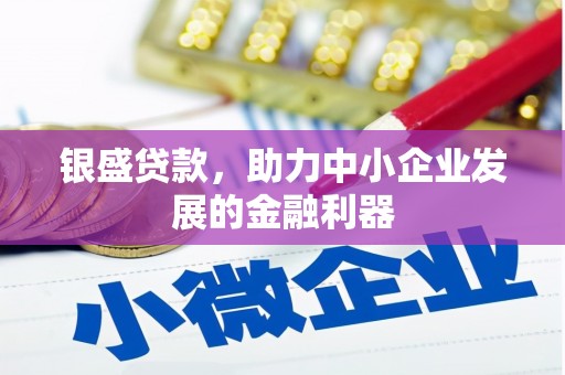 宽甸银盛贷款，助力中小企业发展的金融利器