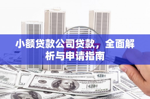 宽甸小额贷款公司贷款，全面解析与申请指南