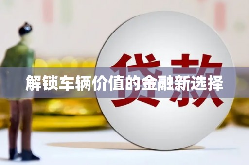 宽甸解锁车辆价值的金融新选择