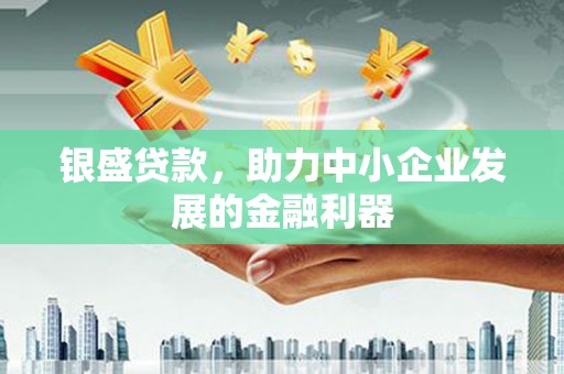 宽甸银盛贷款，助力中小企业发展的金融利器