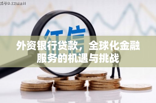 宽甸外资银行贷款，全球化金融服务的机遇与挑战