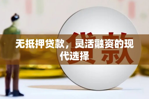 宽甸无抵押贷款，灵活融资的现代选择
