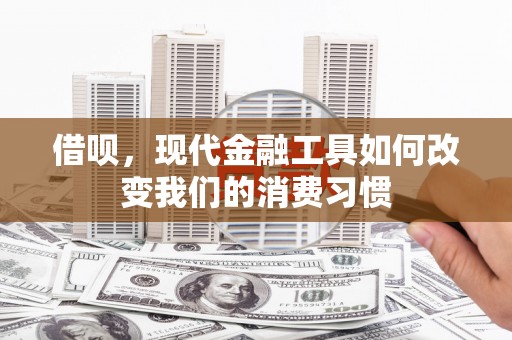 宽甸借呗，现代金融工具如何改变我们的消费习惯