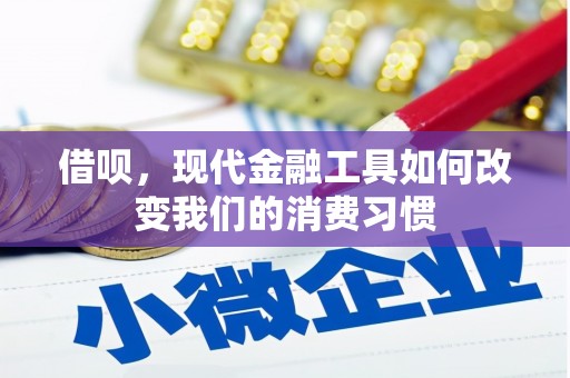 宽甸借呗，现代金融工具如何改变我们的消费习惯