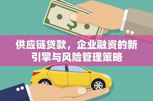 宽甸供应链贷款，企业融资的新引擎与风险管理策略