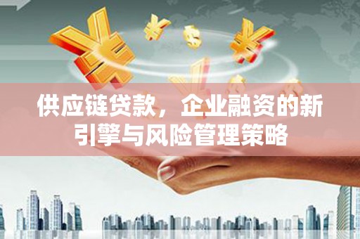 宽甸供应链贷款，企业融资的新引擎与风险管理策略