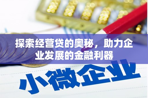 宽甸探索经营贷的奥秘，助力企业发展的金融利器