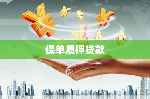 宽甸保单质押贷款