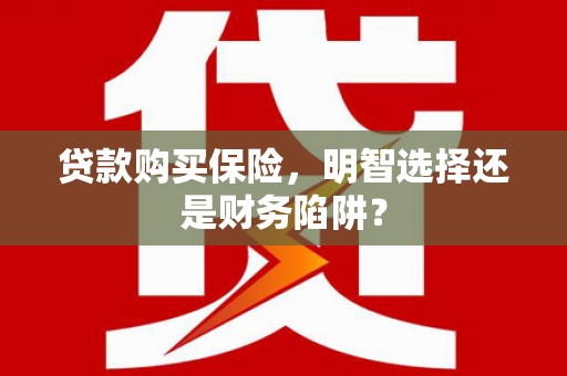 宽甸贷款购买保险，明智选择还是财务陷阱？