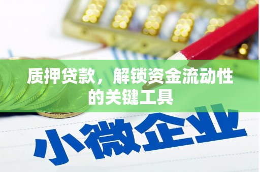 宽甸质押贷款，解锁资金流动性的关键工具