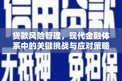 宽甸贷款风险管理，现代金融体系中的关键挑战与应对策略