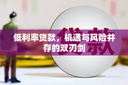 宽甸低利率贷款，机遇与风险并存的双刃剑