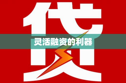 宽甸灵活融资的利器