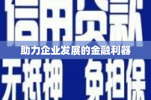 宽甸助力企业发展的金融利器