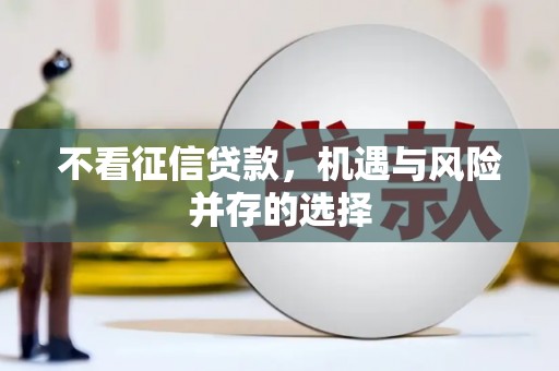 宽甸不看征信贷款，机遇与风险并存的选择