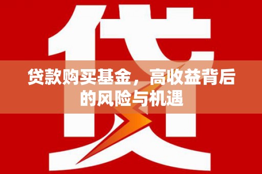 宽甸贷款购买基金，高收益背后的风险与机遇